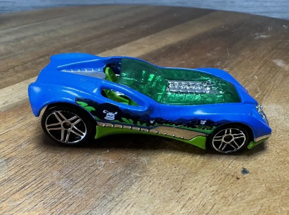 2003 HOT WHEELS CUL8R BLUE & GREEN 1:64 DIECAST 2 3/4